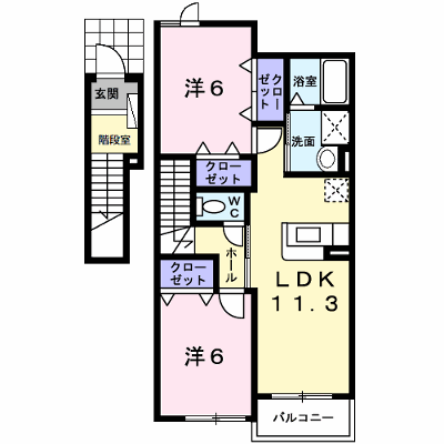ファミールⅢ 201【管理NO：1-013310101-02010】 ★家具家電は申し込み後に搬入します★の物件画像