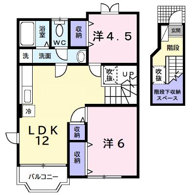 エターナルグローブＢ 202【管理NO：1-010583701-02020】 ★家具家電は申し込み後に搬入します★の物件画像