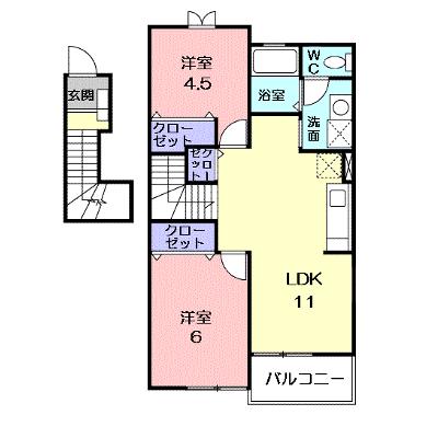 リファインドヴィラⅠ 202【管理NO：1-010281901-02020】 ★家具家電は申し込み後に搬入します★の物件画像