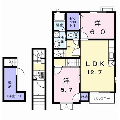 アヴニールⅢ 203【管理NO：1-010244702-02030】 ★家具家電は申し込み後に搬入しますの物件画像