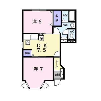 グレースコート２ 101【管理NO：1-010060301-01010】 ★家具家電は申し込み後に搬入します★の物件画像