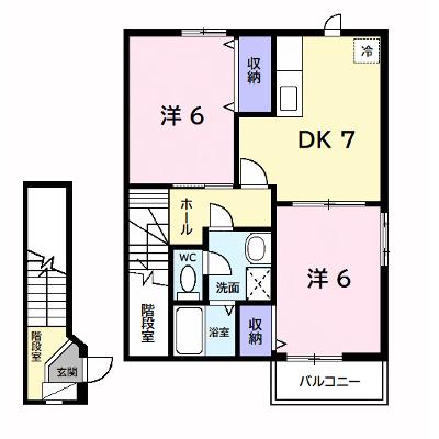 フォレストⅡ 203【管理NO：1-009378001-02030】 ★家具家電は申し込み後に搬入します★の物件画像
