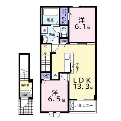 クレスト 202【管理NO：1-028152601-02020】 ★家具家電は申し込み後に搬入しますの物件画像