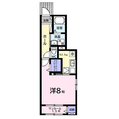 レジデンスさくら 101【管理NO：1-027867101-01010】 ★家具家電は申し込み後に搬入します★の物件画像