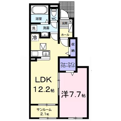ガーデンハウス富津Ⅰ 104【管理NO：1-027650601-01040】 ★家具家電は申し込み後に搬入します★ ★2026年08月下旬入居可能★の物件画像