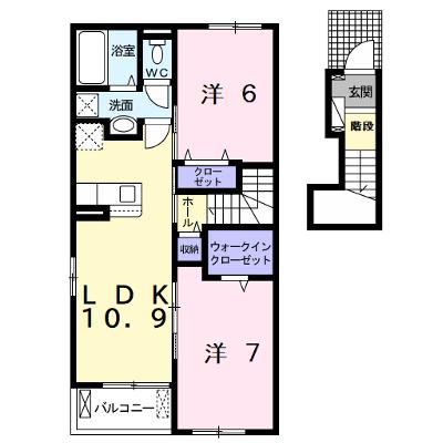ベル・ウッド富津　Ⅱ 205【管理NO：1-026100902-02050】 ★家具家電は申し込み後に搬入しますの物件画像