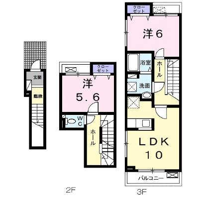 リーブ　セレブリテⅢ　Ｃ 204【管理NO：1-021239801-02040】 ★家具家電は申し込み後に搬入します★の物件画像