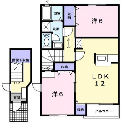 ドゥ・ソレイユ 201【管理NO：1-011080101-02010】 ★家具家電は申し込み後に搬入します★の物件画像