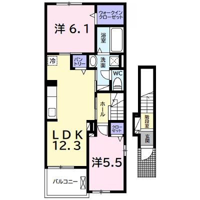 サウス　ヴィラⅡ 202【管理NO：1-028730301-02020】 ★家具家電は申し込み後に搬入します★ ★2026年09月下旬入居可能★の物件画像