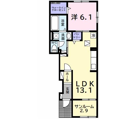 サウス　ヴィラⅠ 102【管理NO：1-028727201-01020】 ★家具家電は申し込み後に搬入します★ ★2026年09月下旬入居可能★の物件画像