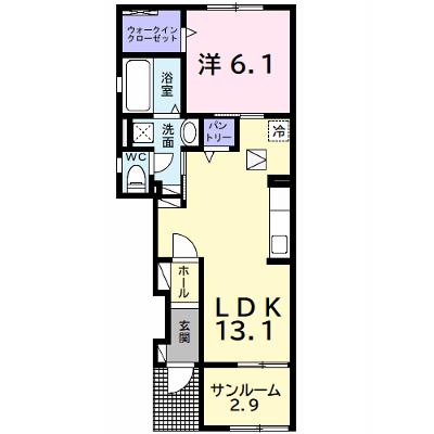 サウス　ヴィラⅠ 101【管理NO：1-028727201-01010】 ★家具家電は申し込み後に搬入します★ ★2026年09月下旬入居可能★の物件画像