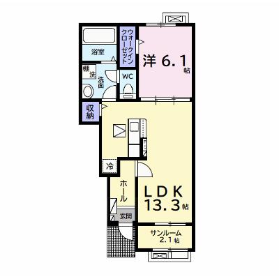 エクセレント　アークⅡ 103【管理NO：1-027485202-01030】 ★家具家電は申し込み後に搬入します★ ★2026年08月上旬入居可能★の物件画像