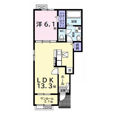 エクセレント　アークⅡ 101【管理NO：1-027485202-01010】 ★家具家電は申し込み後に搬入します★ ★2026年08月上旬入居可能★の物件画像