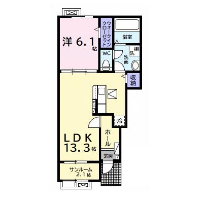 エクセレント　アークⅠ 102【管理NO：1-027485201-01020】 ★家具家電は申し込み後に搬入します★ ★2026年08月上旬入居可能★の物件画像