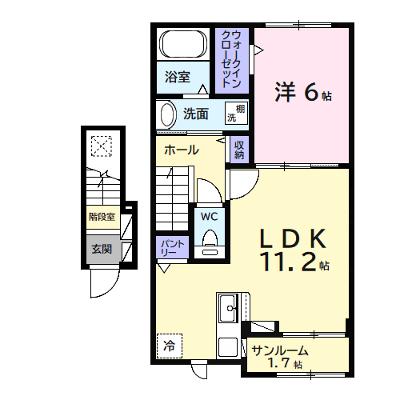アネックス　ワン 204【管理NO：1-027043401-02040】 ★家具家電は申し込み後に搬入します 2026年09月下旬入居可能の物件画像