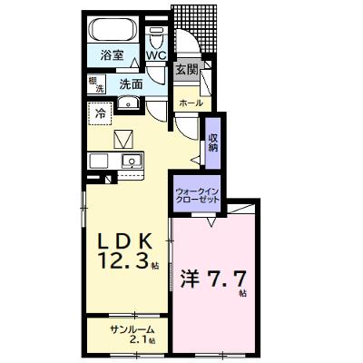 ジリータＣ 103【管理NO：1-025554701-01030】 ★家具家電は申し込み後に搬入しますの物件画像