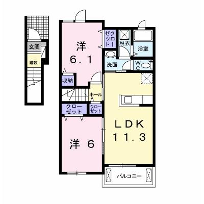ネイチャーサン 202【管理NO：1-021330901-02020】 ★家具家電は申し込み後に搬入します★の物件画像
