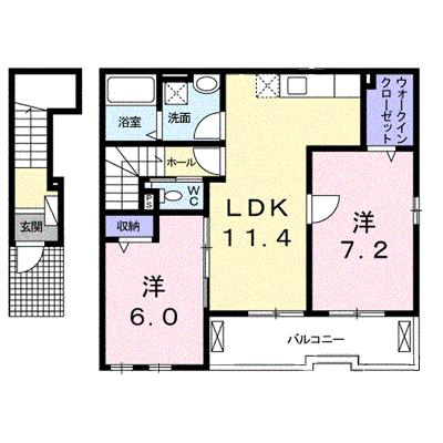 セウ　アジュール 202【管理NO：1-021049501-02020】 ★家具家電は申し込み後に搬入します★の物件画像