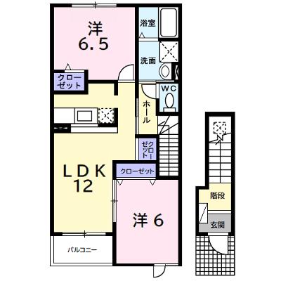 ハイツ　クレイン 203【管理NO：1-013732601-02030】 ★家具家電は申し込み後に搬入します★の物件画像