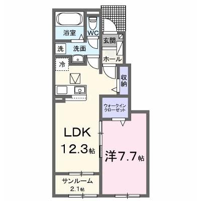 レスポワール　Ａ 105【管理NO：1-028185101-01050】 ★家具家電は申し込み後に搬入します 2026年09月下旬入居可能の物件画像