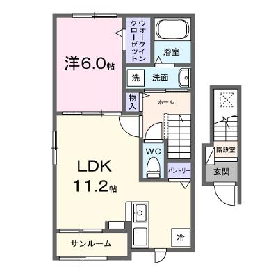グリーン　フォレスト 201【管理NO：1-028089301-02010】 ★家具家電は申し込み後に搬入します 2026年07月中旬入居可能の物件画像