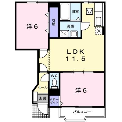 アペルトカーサ 103【管理NO：1-012570201-01030】 ★家具家電は申し込み後に搬入します 2026年07月下旬入居可能の物件画像