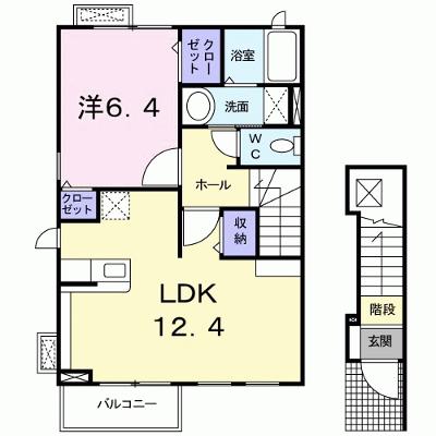 クラベールＫＭ 201【管理NO：1-017035501-02010】 ★家具家電は申し込み後に搬入しますの物件画像