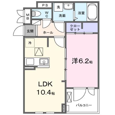 ヒカルサ新潟関屋 104【管理NO：1-028624901-01040】 ★家具家電は申し込み後に搬入します★の物件画像