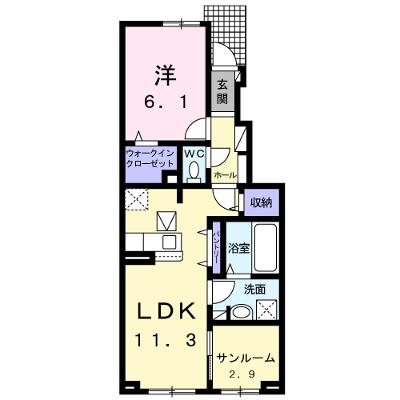ヴィラ　シャングリラ　寺尾 103【管理NO：1-028599301-01030】 ★家具家電は申し込み後に搬入しますの物件画像
