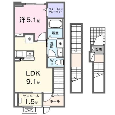 シャトレーベル 302【管理NO：1-027976301-03020】 ★家具家電は申し込み後に搬入します★ ★2026年09月上旬入居可能★の物件画像