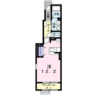 ブリーゼ小針 102【管理NO：1-016752301-01020】 ★家具家電は申し込み後に搬入しますの物件画像
