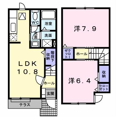 サランチェ 102【管理NO：1-015752001-01020】 ★家具家電は申し込み後に搬入します 2026年08月中旬入居可能の物件画像