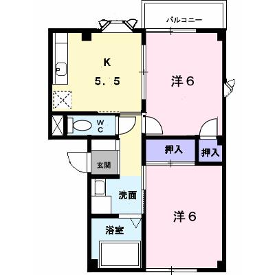 ブル－スカイ　２ 202【管理NO：1-005218801-02020】 ★家具家電は申し込み後に搬入しますの物件画像