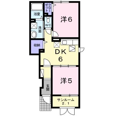 メゾン　花はなⅠ 104【管理NO：1-017493001-01040】 ★家具家電は申し込み後に搬入します★の物件画像