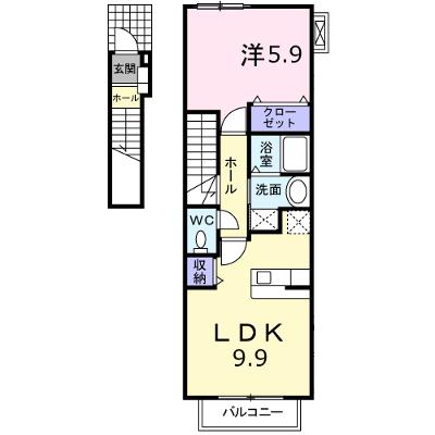 トゥインクルタウンＭ　Ⅰ 202【管理NO：1-013868901-02020】 2026年07月中旬入居可能の物件画像