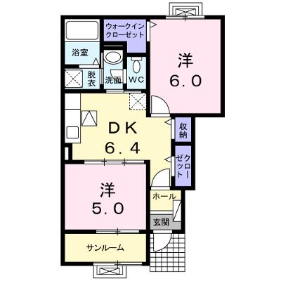 オルテンシア・Ⅰ 103【管理NO：1-018199201-01030】 ★家具家電は申し込み後に搬入しますの物件画像