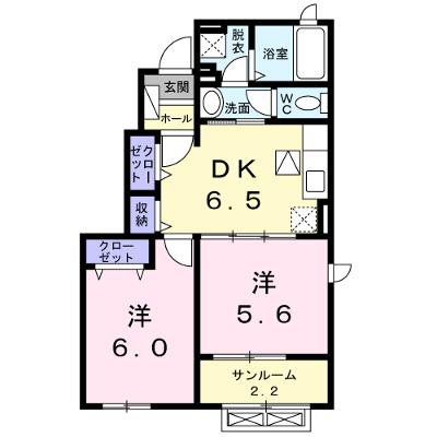 ルーチェ　ソラーレＡ 101【管理NO：1-018759601-01010】 ★家具家電は申し込み後に搬入しますの物件画像