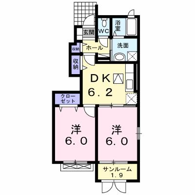 カーサ　フェリーチェⅡ 101【管理NO：1-015867902-01010】 ★家具家電は申し込み後に搬入します 2026年08月中旬入居可能の物件画像