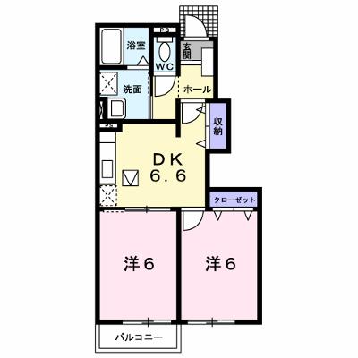 フィオレンテⅠ 103【管理NO：1-013307901-01030】 ★家具家電は申し込み後に搬入しますの物件画像