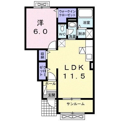 セレーナ　ミミ　Ⅰ 103【管理NO：1-023672701-01030】 ★家具家電は申し込み後に搬入します 2026年07月下旬入居可能の物件画像