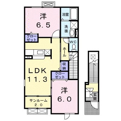 ドリームドームＡ 201【管理NO：1-014234301-02010】 ★家具家電は申し込み後に搬入しますの物件画像