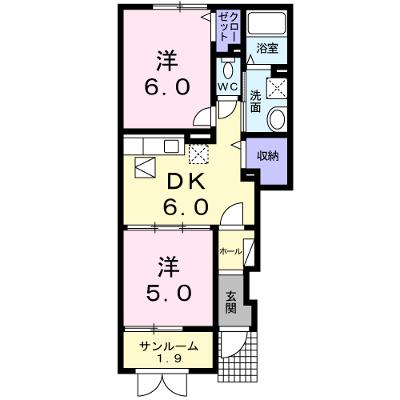 リバーサイド　セナ 101【管理NO：1-017034701-01010】 ★家具家電は申し込み後に搬入します★の物件画像