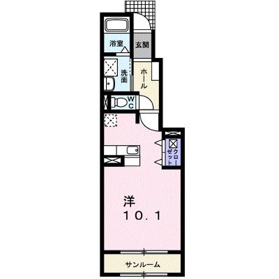 コンドミニアム　さくら　Ｂ 102【管理NO：1-014481702-01020】 ★家具家電は申し込み後に搬入しますの物件画像