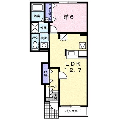 コリーナ　ベルディ　Ａ 103【管理NO：1-014016801-01030】 ★家具家電は申し込み後に搬入します 2026年07月下旬入居可能の物件画像