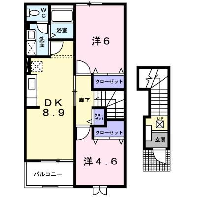 シルフィー 201【管理NO：1-011162801-02010】 ★家具家電は申し込み後に搬入しますの物件画像