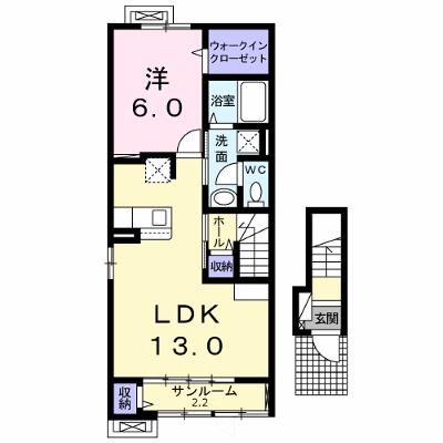 クラール南城　Ａ 201【管理NO：1-027714101-02010】 ★家具家電は申し込み後に搬入しますの物件画像