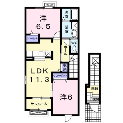 ブランシェス 201【管理NO：1-014953501-02010】 ★家具家電は申し込み後に搬入しますの物件画像