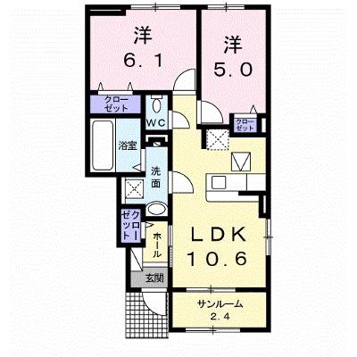 ベルデ・Ｓ 106【管理NO：1-027215001-01060】 ★家具家電は申し込み後に搬入します★ ★2026年08月下旬入居可能★の物件画像
