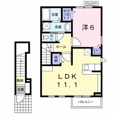 クオーレ 204【管理NO：1-021743701-02040】 ★家具家電は申し込み後に搬入します★の物件画像