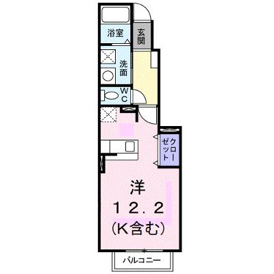 サンタクルス　Ａ 103【管理NO：1-014902501-01030】 ★家具家電は申し込み後に搬入しますの物件画像